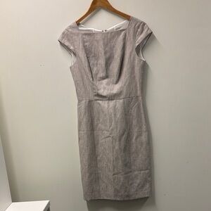 Reiss Linen Wool Virginia Sheath Dress Size 6